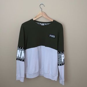 PINK        Long sleeve multi colored shirt